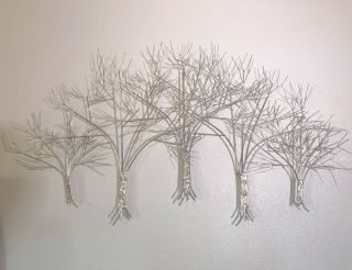 Curtis Jere 5 Five Trees Wall Sculpture 59 