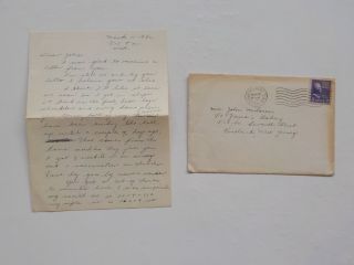 Wwii Letter 1942 Camp Forrest Tennessee Soldier Vineland Jersey Ww Ii Ww2
