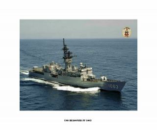 Uss Reasoner Ff 1063,  Destroyer Escort,  Special Size 30 " X48 "