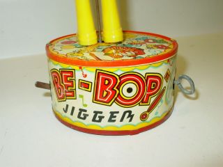 Vintage Marx Be - Bop Jigger,  Tin Litho Wind Up Toy, 7
