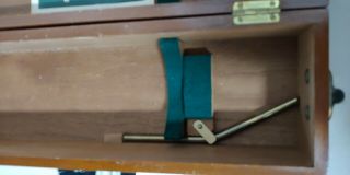Stanley Fuller Calculator Spiral Slide Rule Brass & Bakelite in Wooden Case 7