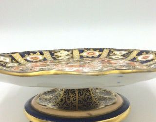 Antique Imari Pedestal Dish By Davenport England 6