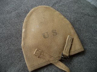 Ww1 Us Army Usmc Aef M1910 Shovel E Tool Cover A.  E.  L.  8 1918 Rare 1