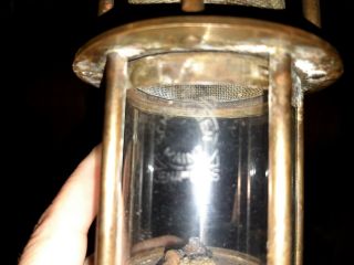 Antique Miners Maritime Lantern/Light Safety Lamp.  German? 11