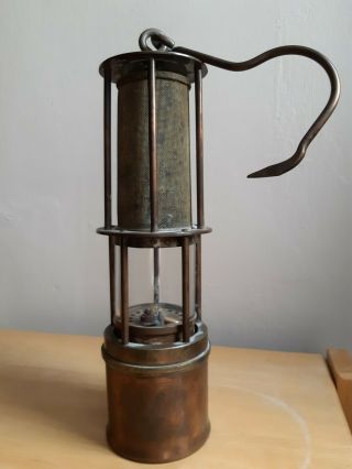Antique Miners Maritime Lantern/light Safety Lamp.  German?