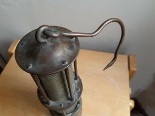 Antique Miners Maritime Lantern/Light Safety Lamp.  German? 4