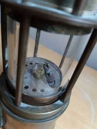 Antique Miners Maritime Lantern/Light Safety Lamp.  German? 6