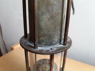 Antique Miners Maritime Lantern/Light Safety Lamp.  German? 9