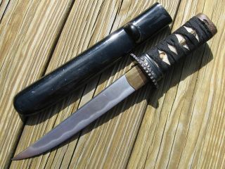 Old Antique Samurai Tanto Knife Japanese Sword Of Tamahagane Katana Wakasashi Fe