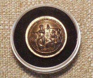 Rare Dug Nc2 North Carolina Civil War Coat Button