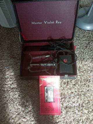 Master Violet Ray Machine Inbox With Booklet