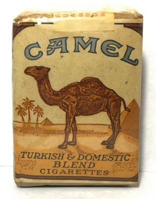 Ww2 Wwii Vintage Pack Of Camel Cigarette Tax Label Rare