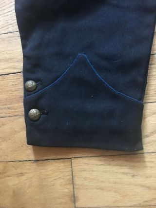 Civil War Frock Jacket Coat 9 Button Volunteers Infantry Union Battle Worn Wool 12