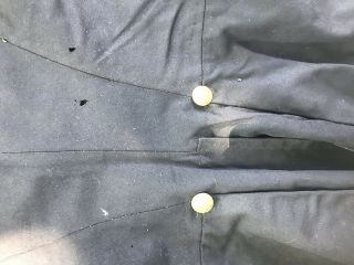 Civil War Frock Jacket Coat 9 Button Volunteers Infantry Union Battle Worn Wool 7