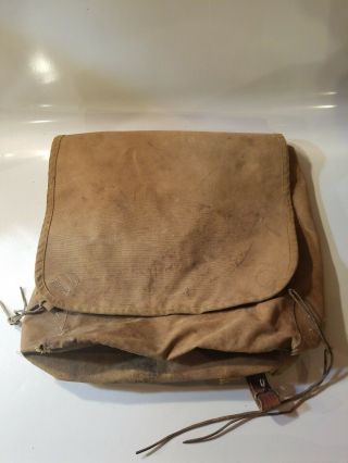 Vintage Marine Corp Ww1 Wwi Rucksack Backpack,  Phila 1911,  Usmc Field Gear