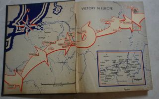 WWII U.  S.  Army 9th Infantry Division Unit History Book 8 Stars to Victory AD24 4