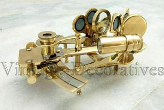 Designer MODEL SEXTANT - GIFT Brass Sextant Astrolabe Maritime Collectible 4