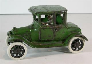 1920s Large Size Cast Iron Arcade Two Door Model T Ford Paint Auto