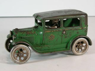 1920s Large Size Cast Iron Arcade Two Door Sedan In Paint Automobile