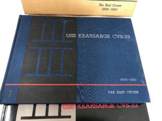 USS Kearsarge CVS - 33 Far East Cruise 1959 - 1960 United States Navy Two Book Set 2