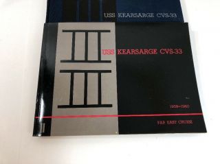 USS Kearsarge CVS - 33 Far East Cruise 1959 - 1960 United States Navy Two Book Set 4