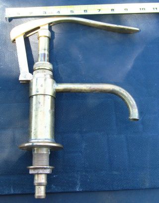 Ship / Boat Brass & Copper Lever Action Water Pump Spigot - UNMARKED - Fynspray? 7