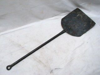 Antique Blacksmith Hand Forged Pie Peel Spatula Thief Oven Lifter Tool Server