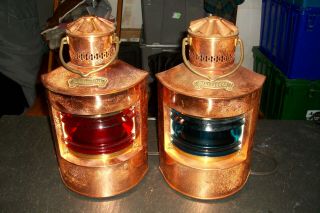 Vintage Nautical Ships Navigation Lights