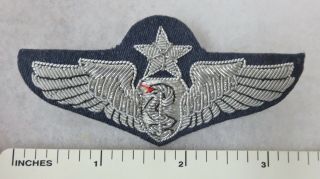 1950s Vintage Us Air Force Bullion Senior Flight Surgeon Wings