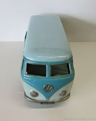 Vintage TippCo Volkswagen VW Panel Bus Transporter Tin Toy 4