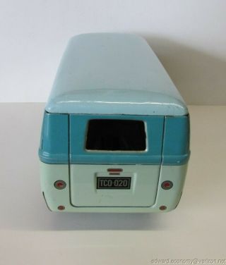 Vintage TippCo Volkswagen VW Panel Bus Transporter Tin Toy 6