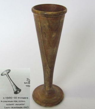 19c.  Antique Medical Wooden Monaural Stethoscope Pinards