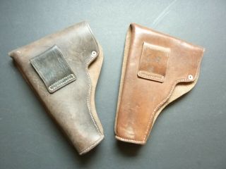 Two Leather Holster For French Mab/Browning M.  22 Type Pistols 2