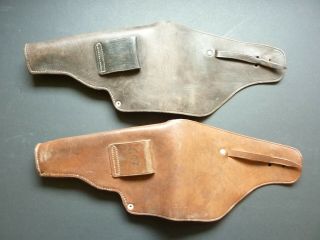 Two Leather Holster For French Mab/Browning M.  22 Type Pistols 3