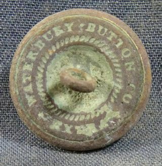 Relic Federal Infantry Tunic Button Dug Up At Fredericksburg In The 1960 ' s 2