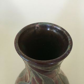 Massier ? Zumbo ? Iridescent ceramic vase,  Art Nouveau / 1900,  grès irisé 7