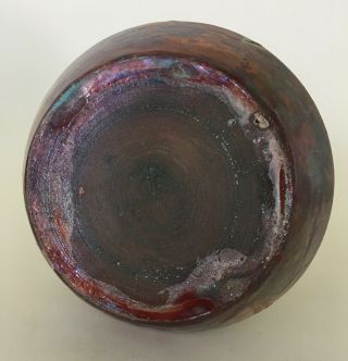 Massier ? Zumbo ? Iridescent ceramic vase,  Art Nouveau / 1900,  grès irisé 8