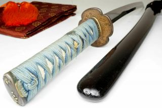 Japanese Wakizashi Sword Wazamono " Sukeshige助重 " Antique Samurai Katana Nihonto