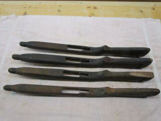 4 USGI US M1 carbine stocks manufacture unknown.  Cracked,  dinged,  scratched WWII 11