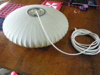 Vintage Mid Century Saucer Bubble Light By Howard Miller Clock Co.