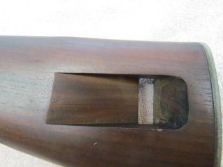 USGI US M1 carbine stock and hand guard / metal parts.  Manufacture unknown.  WWII 7