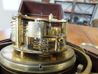 Antique Brockbank & Atkins 8 day Marine Chronometer 11