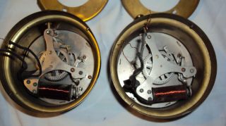 Standard Electric Time Co Master clock Pilot slave brass interior clocks 6