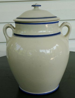 antique french porcelain tobacco jar tabac a fumer caribbean colonial circa 1900 3