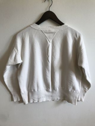 Vintage Double V Crewneck Sweatshirt 1940s US Navy USN Waterprint Deck Jacket 4