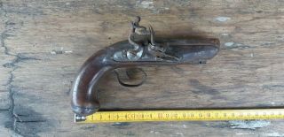 Gun Old Flintlock Pistol France
