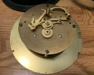 Antique US Maritime Commission Chelsea Ships Bell Clock 6 Black Brass Dial Work. 11