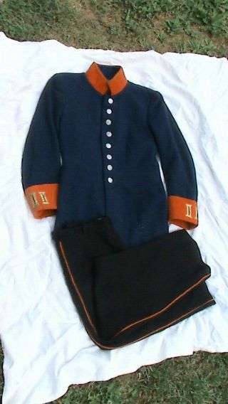 Old Prussian Military Uniform With Trousers - Very Rare - Bargain