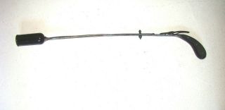 Antique Medical Surgical Veterinary Balling Gun Instrument Horn And Ebony
