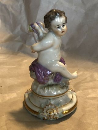 Vintage 19th Century Meissen Figurine M104 Bound Cupid